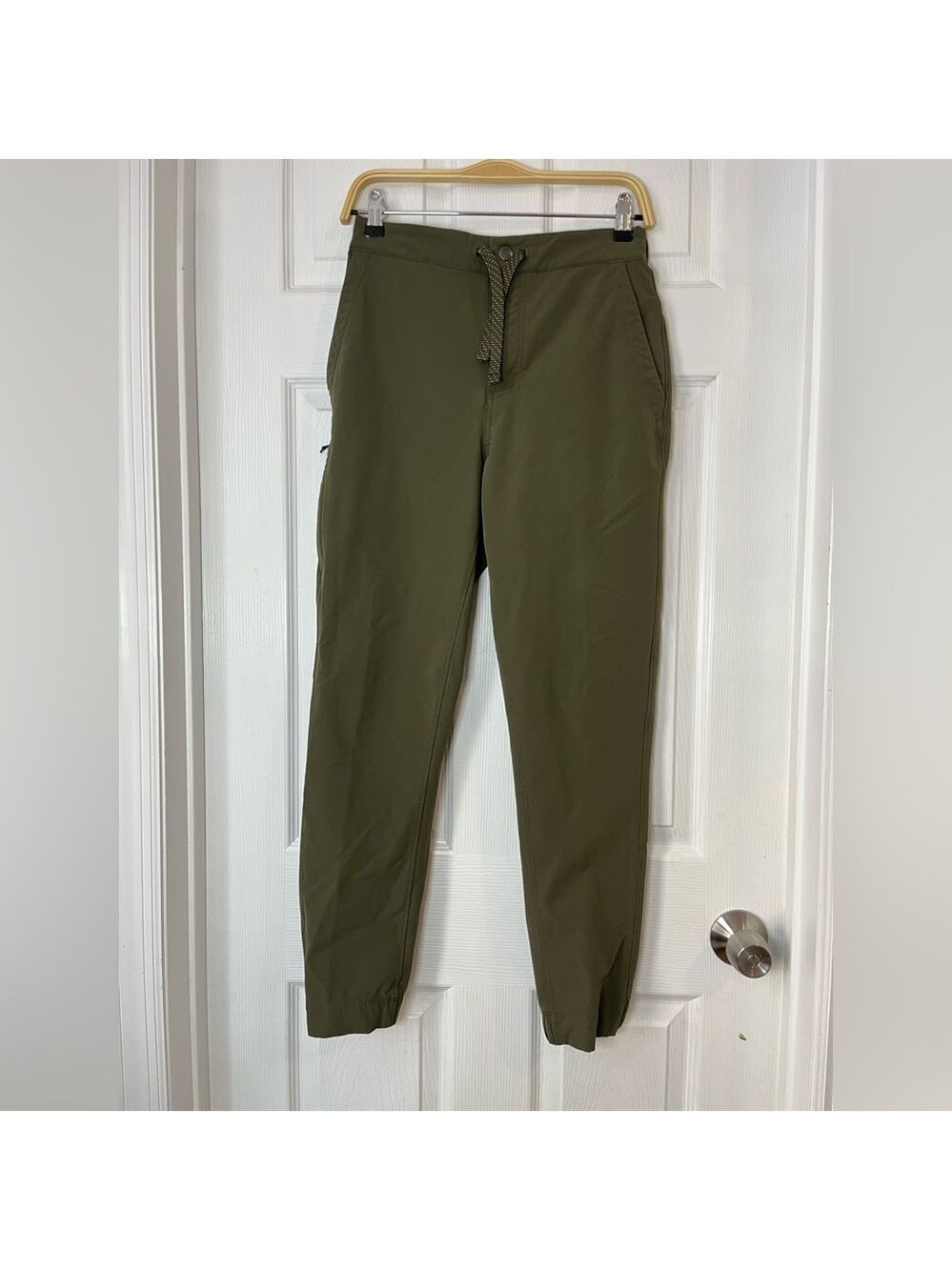 Patagonia Mens Jogger Pants Khaki Olive Size Small